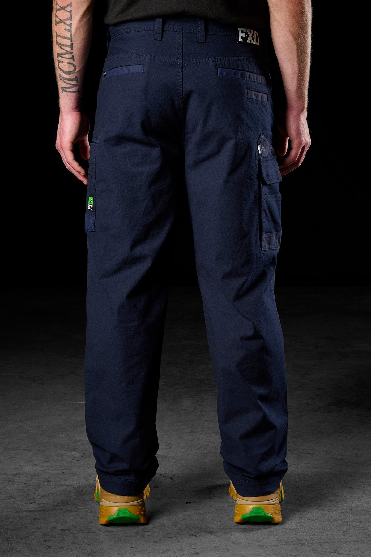 FXD WP-3L Loose Fit Stretch Work Pant in Navy, view 3