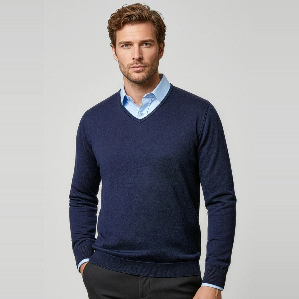 Biz Milano Mens Pullover WP417M, worn by model