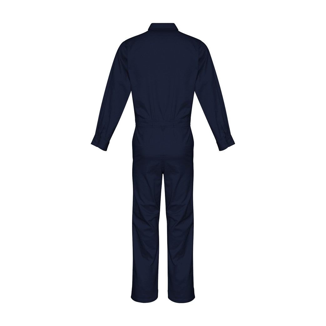 Syzmik Mens Lightweight Cotton Drill Overall ZC560 in Navy, view 2