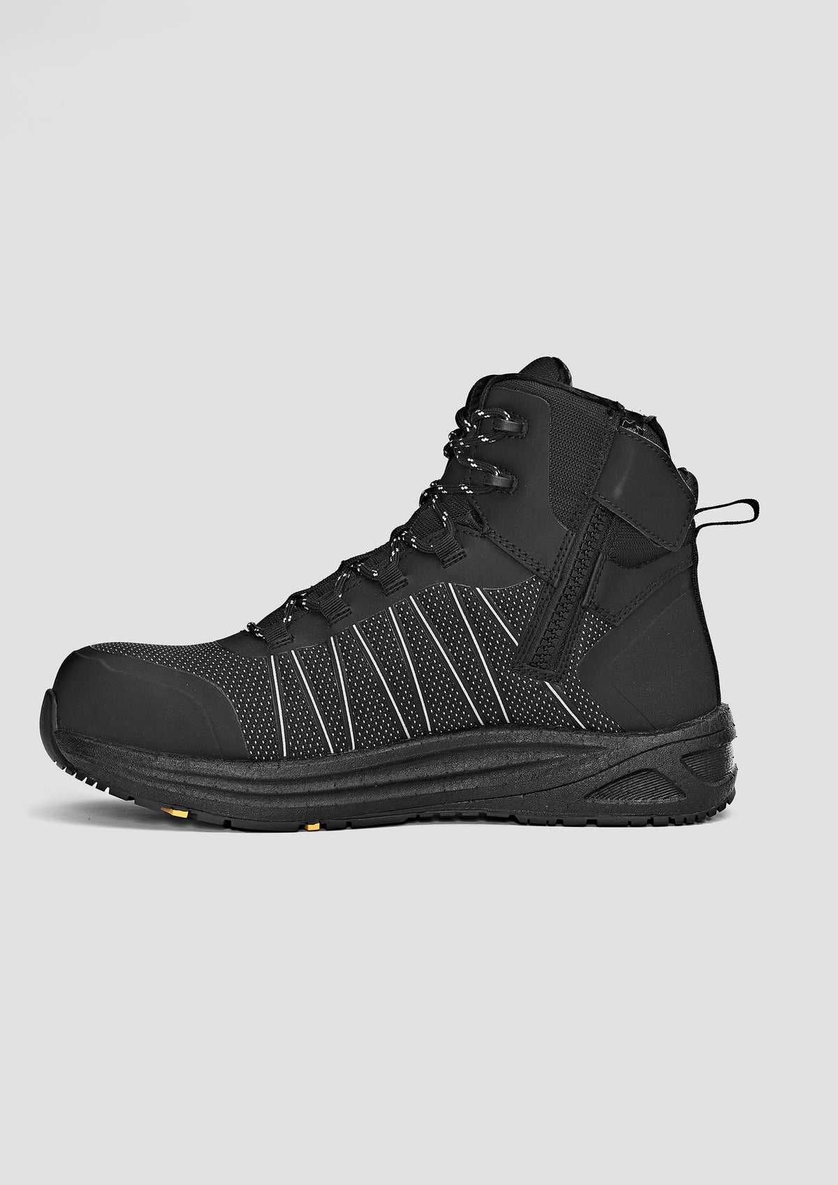 UltraLite Mid Zip Black Reflective - Black Reflective