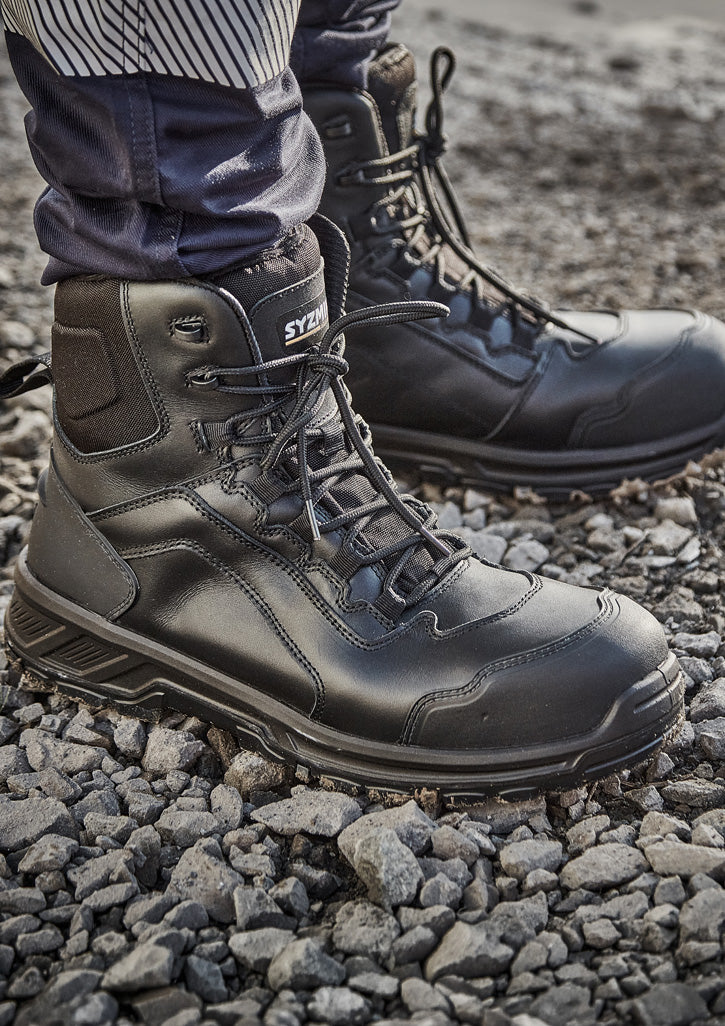 UltraFort 6Z Side Zip Boot - Black Smooth
