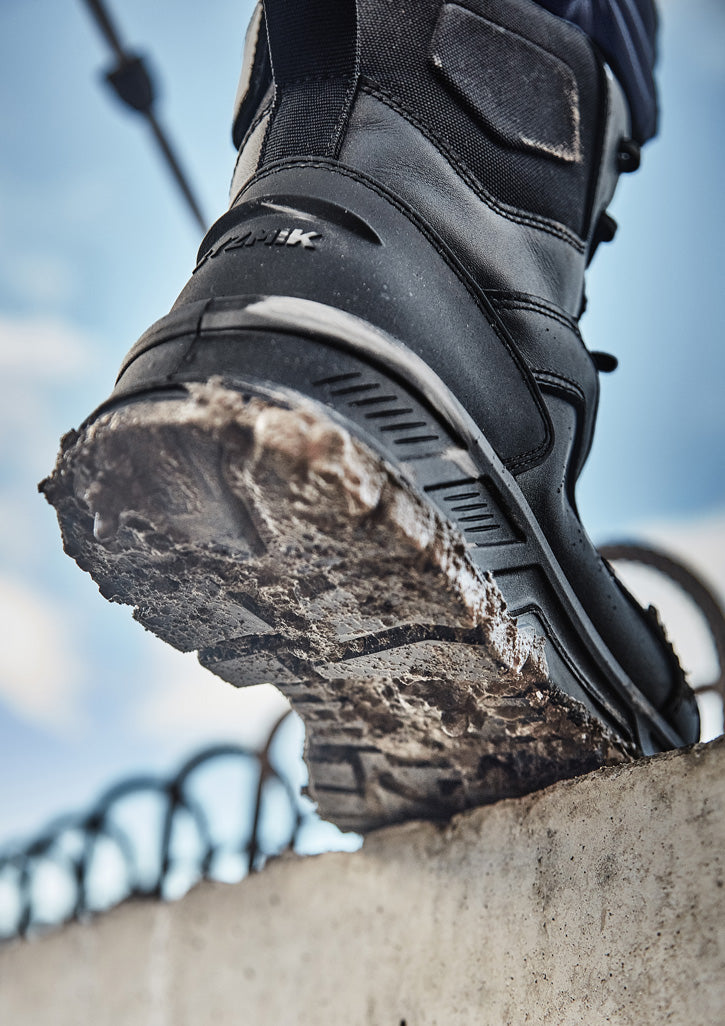 UltraFort 6Z Side Zip Boot - Black Smooth