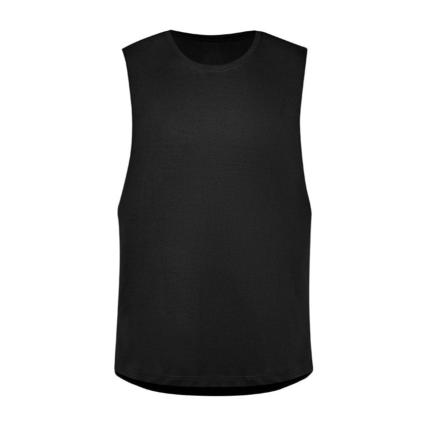 Syzmik Mens Streetworx Sleeveless Tee ZH137 in Black