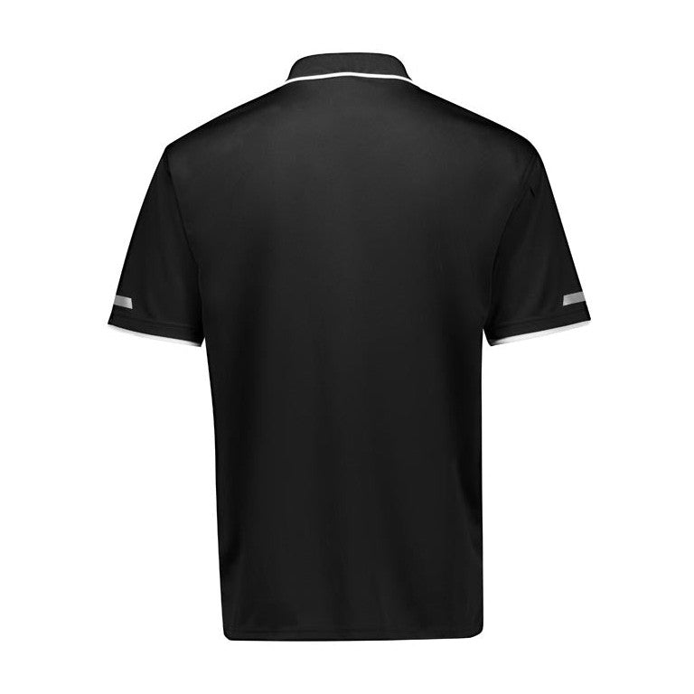 Syzmik Mens Striker Short Sleeve Polo ZH145 in Black/White