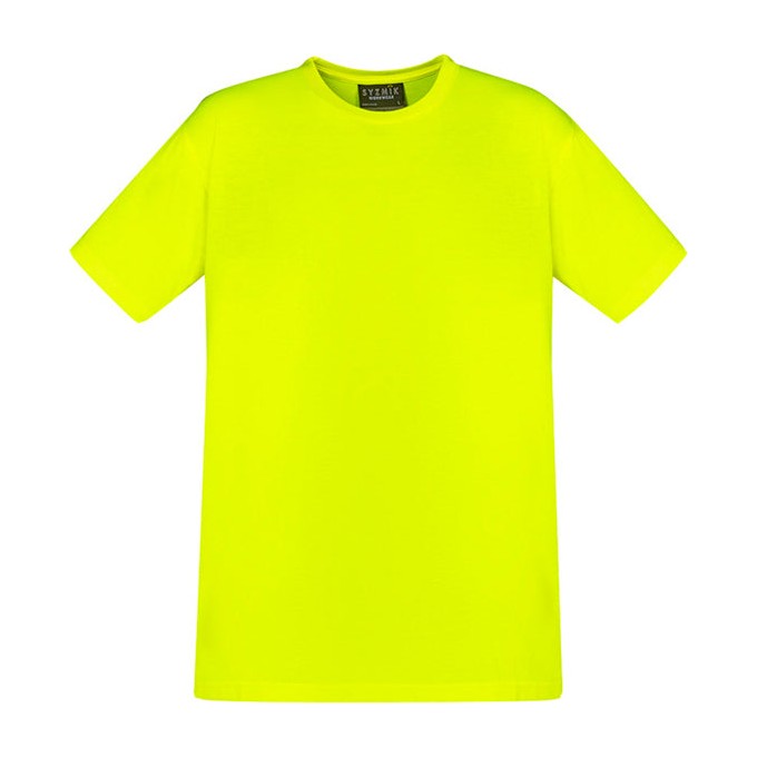Syzmik Mens Hi Vis Tee Shirt ZH290 CLEARANCE in Yellow