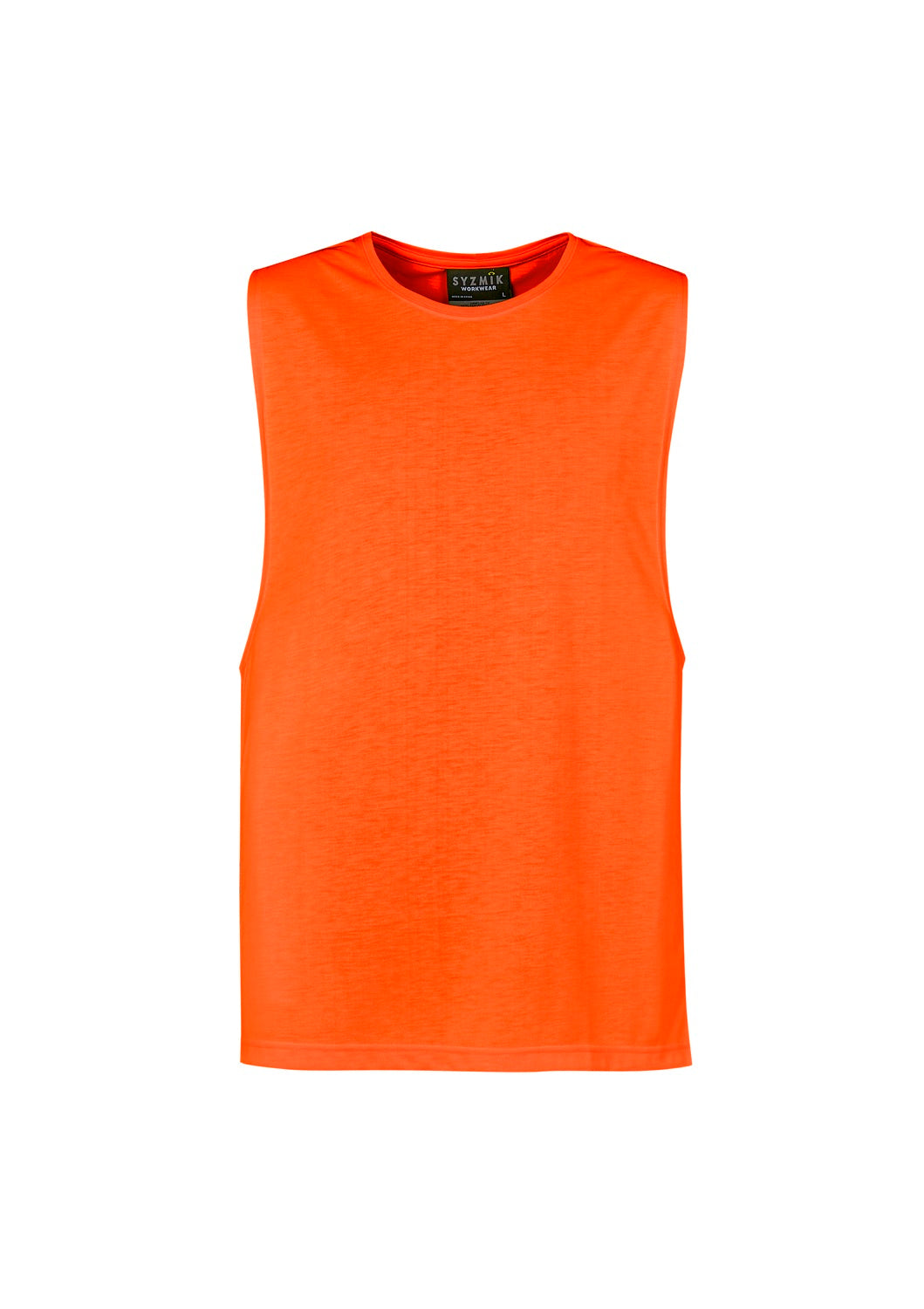 Syzmik Mens Hi Vis Sleeveless Tee ZH297 CLEARANCE