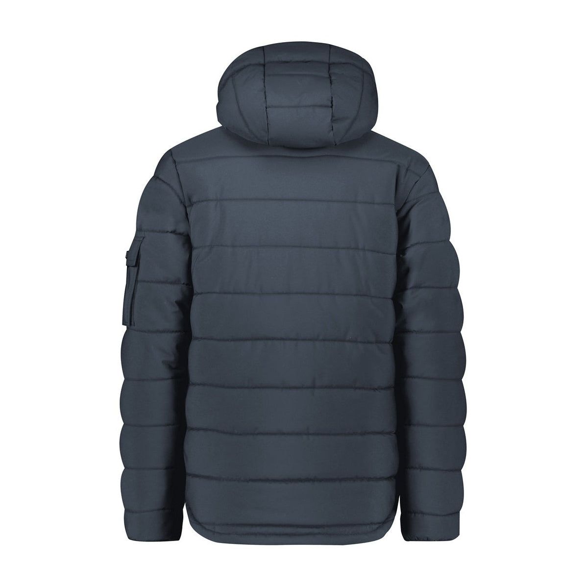 Syzmik Unisex Streetworx Hooded Puffer Jacket ZJ240 CLEARANCE in Charcoal Blue