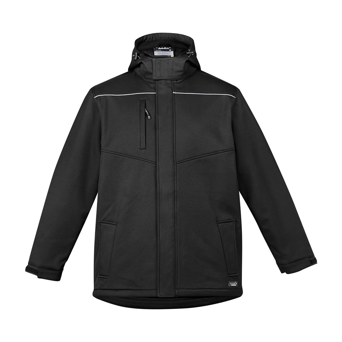 Syzmik Unisex Antarctic Softshell Jacket ZJ253 CLEARANCE in Black