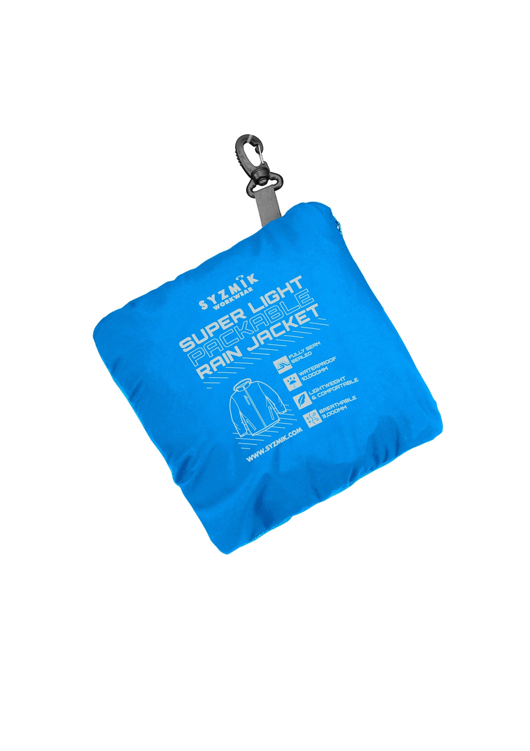Syzmik Unisex Super Light Packable Rain Jacket ZJ260