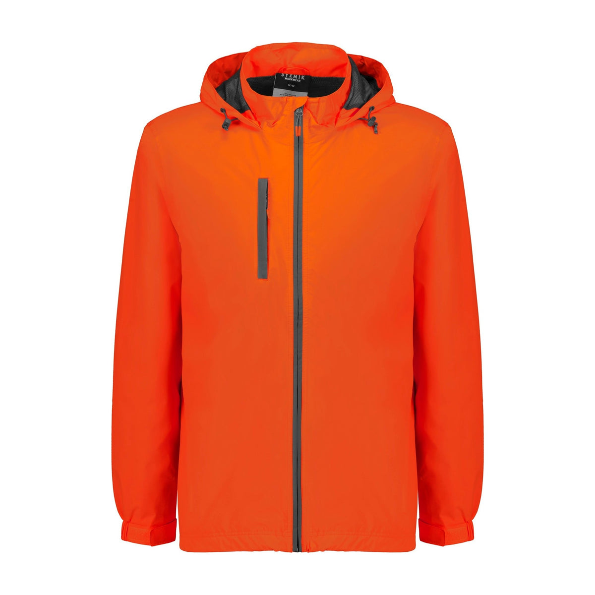 Syzmik Unisex Super Light Packable Rain Jacket ZJ260 in Orange