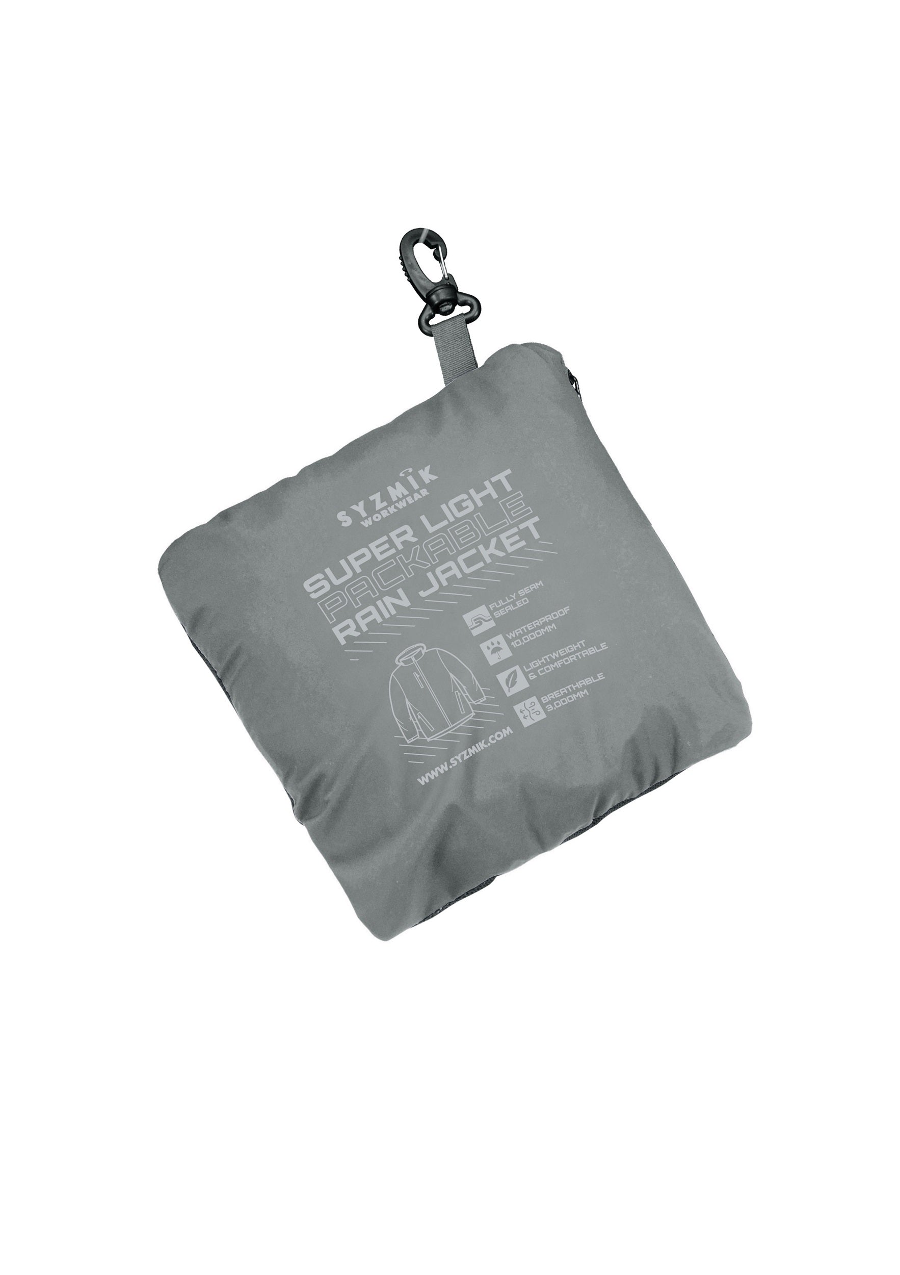 Syzmik Unisex Super Light Packable Rain Jacket ZJ260