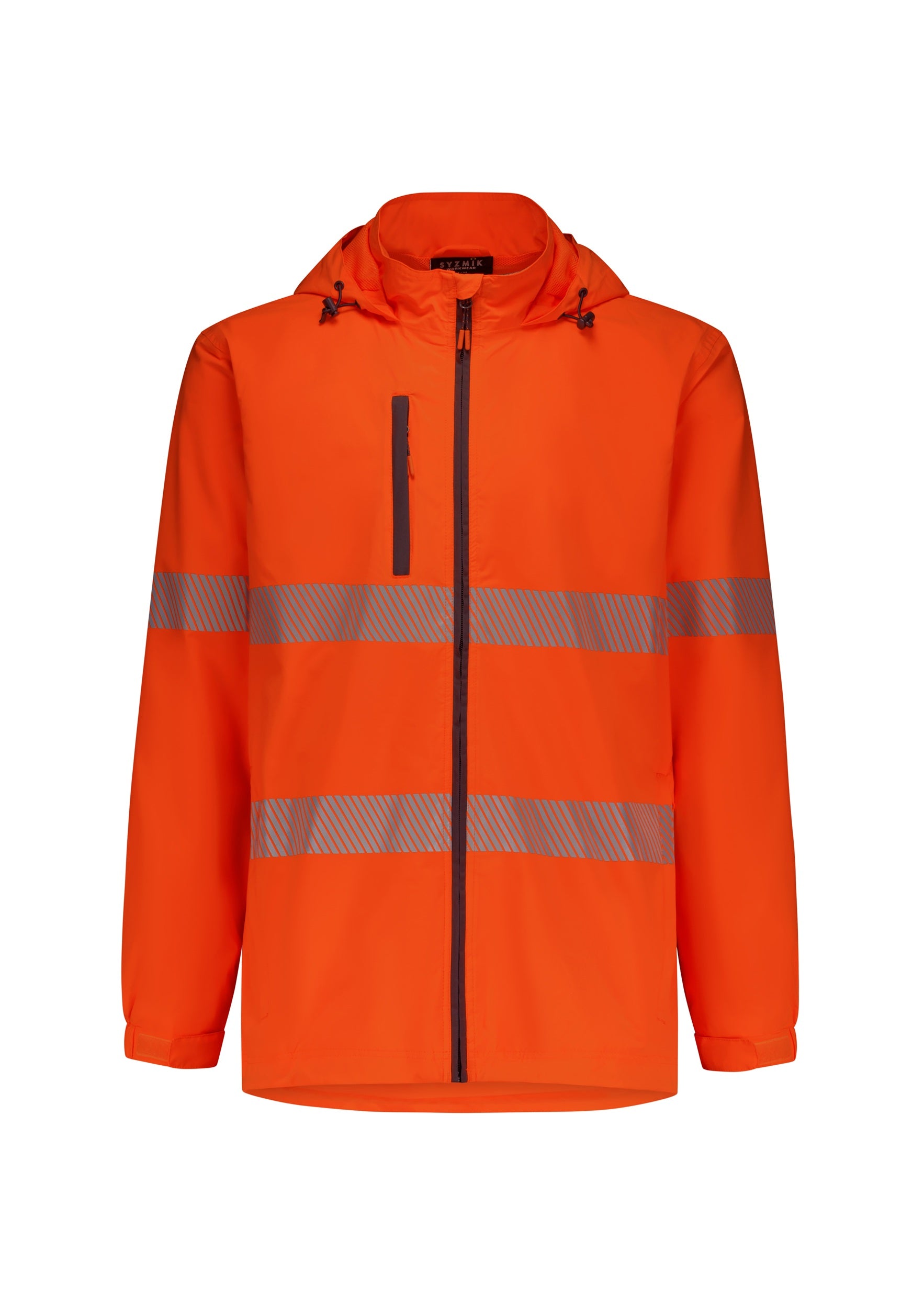 Syzmik Unisex Super Light Segmented Tape Packable Rain Jacket ZJ560