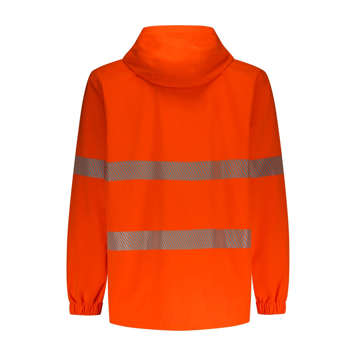 Syzmik Unisex Super Light Segmented Tape Packable Rain Jacket ZJ560 in Orange