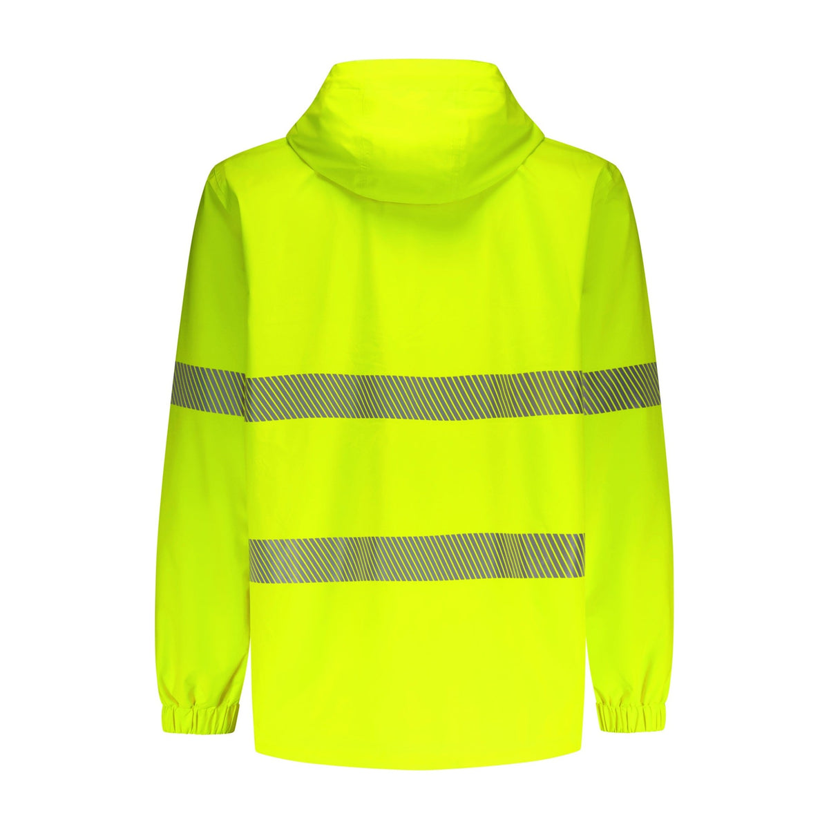 Syzmik Unisex Super Light Segmented Tape Packable Rain Jacket ZJ560 in Yellow