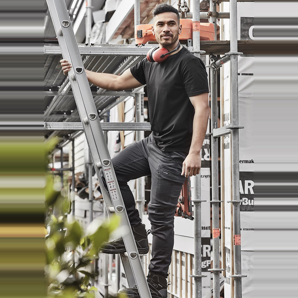 Syzmik Mens Streetworx Comfort Pant ZP444, worn by model