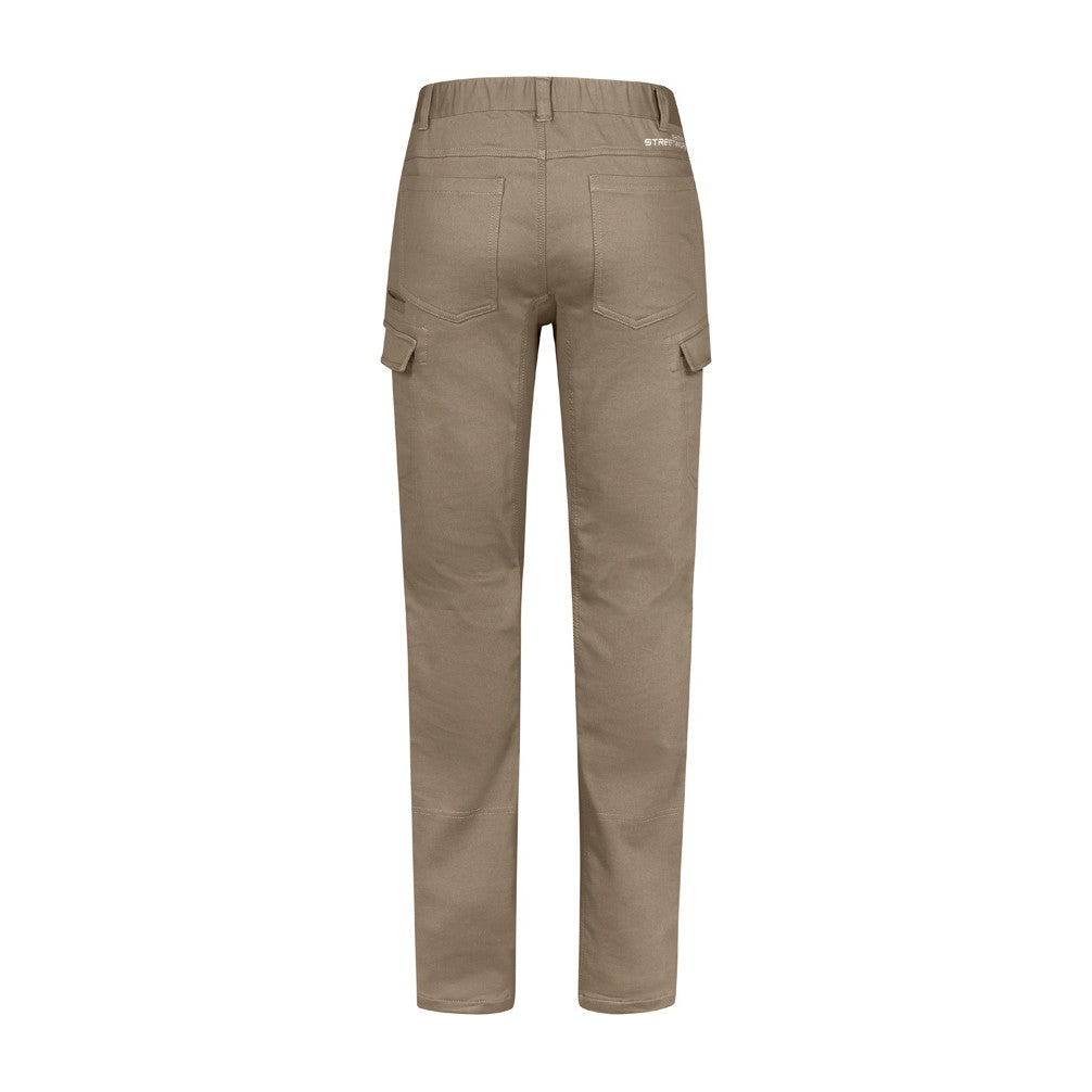 Syzmik Mens Streetworx Comfort Pant ZP444 in Khaki, view 2