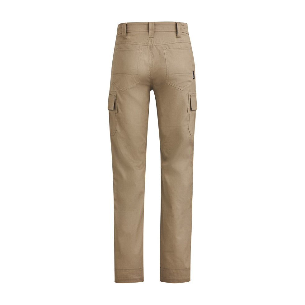 Syzmik Mens Lightweight Drill Cargo Pant ZP505 in Khaki, view 2
