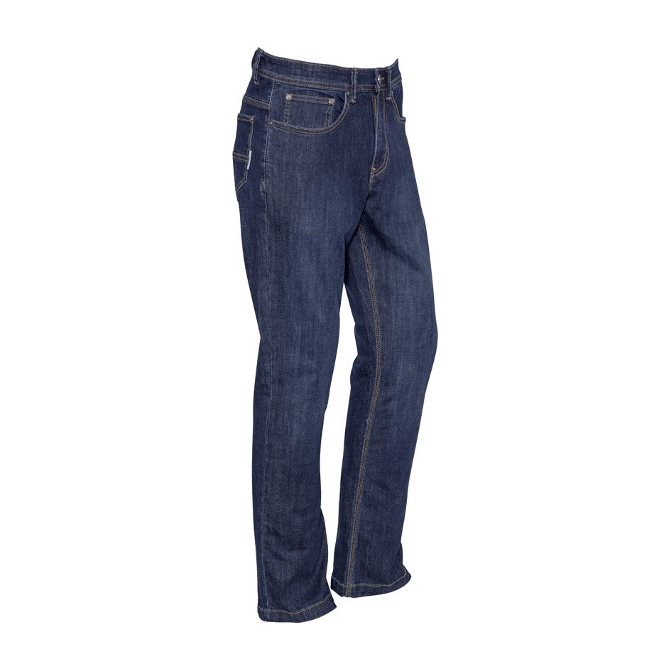 Syzmik Mens Stretch Denim Work Jean ZP507 in Denim