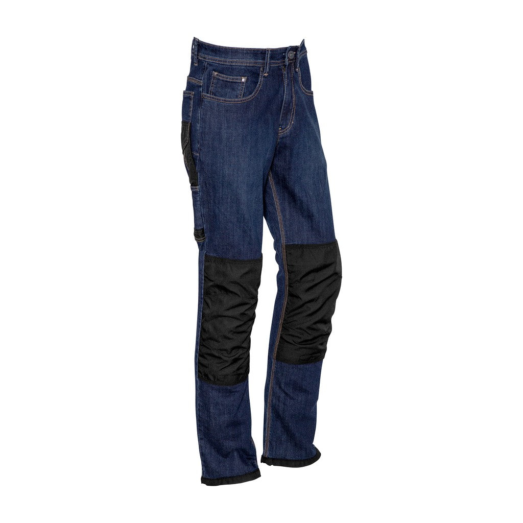 Syzmik Mens CORDURA® Stretch Denim Work Jean ZP508, worn by model