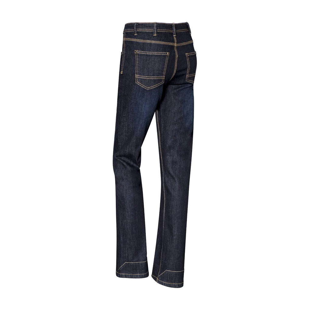 Syzmik Womens Stretch Denim Work Jean ZP707 in Denim, view 2