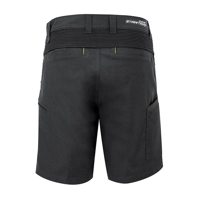 Syzmik Mens Streetworx Stretch Short ZS340 in Charcoal