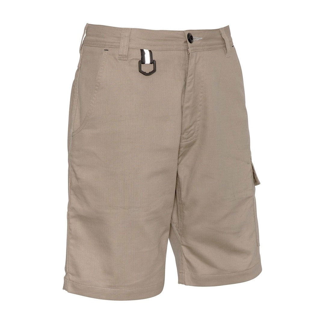 Syzmik Mens Rugged Cooling Vented Short ZS505 in Khaki