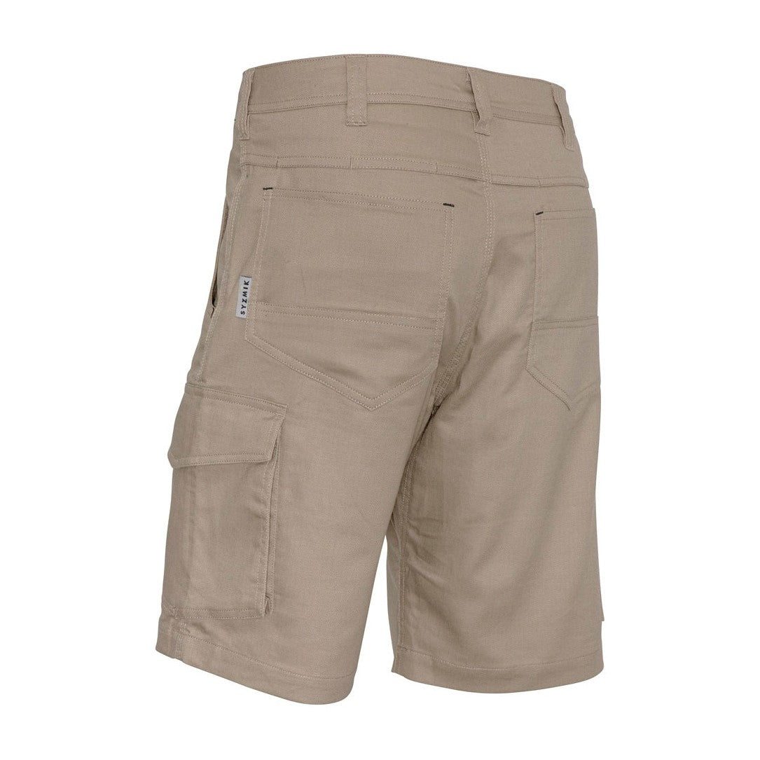 Syzmik Mens Rugged Cooling Vented Short ZS505 in Khaki