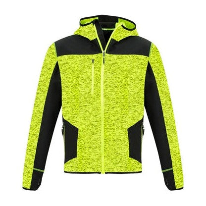 Syzmik Unisex Streetworx Reinforced Knit Hoodie ZT360 CLEARANCE in Yellow