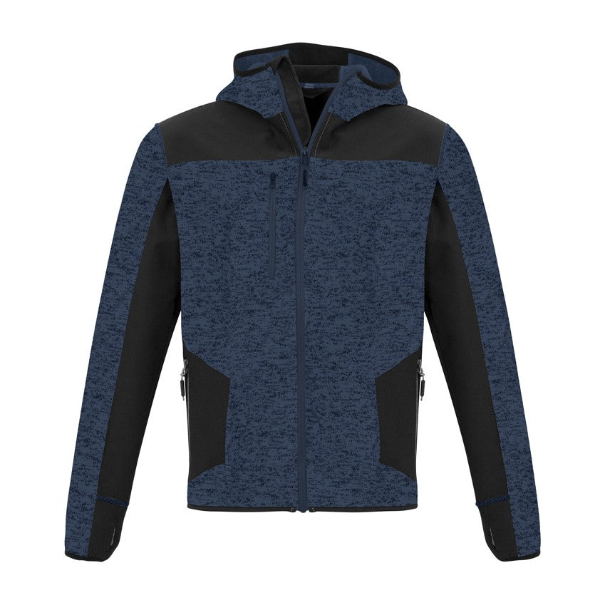 Syzmik Unisex Streetworx Reinforced Knit Hoodie ZT360 in Navy