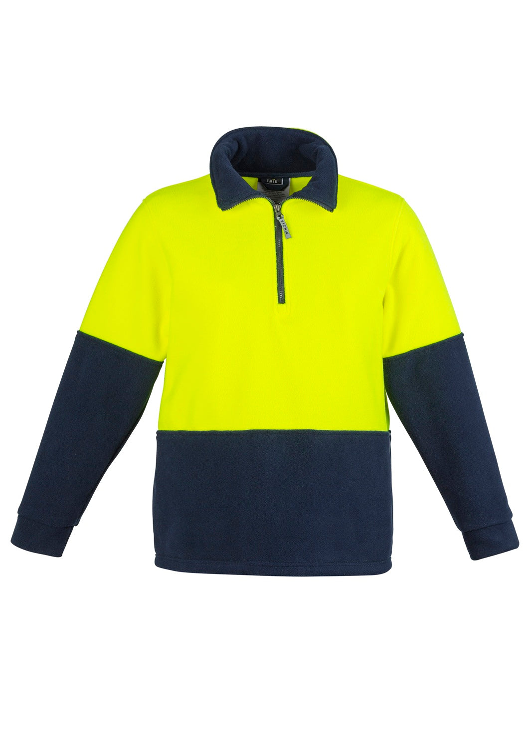 Syzmik Unisex Hi Vis 1/2 Zip Polar Fleece Pullover ZT460 CLEARANCE