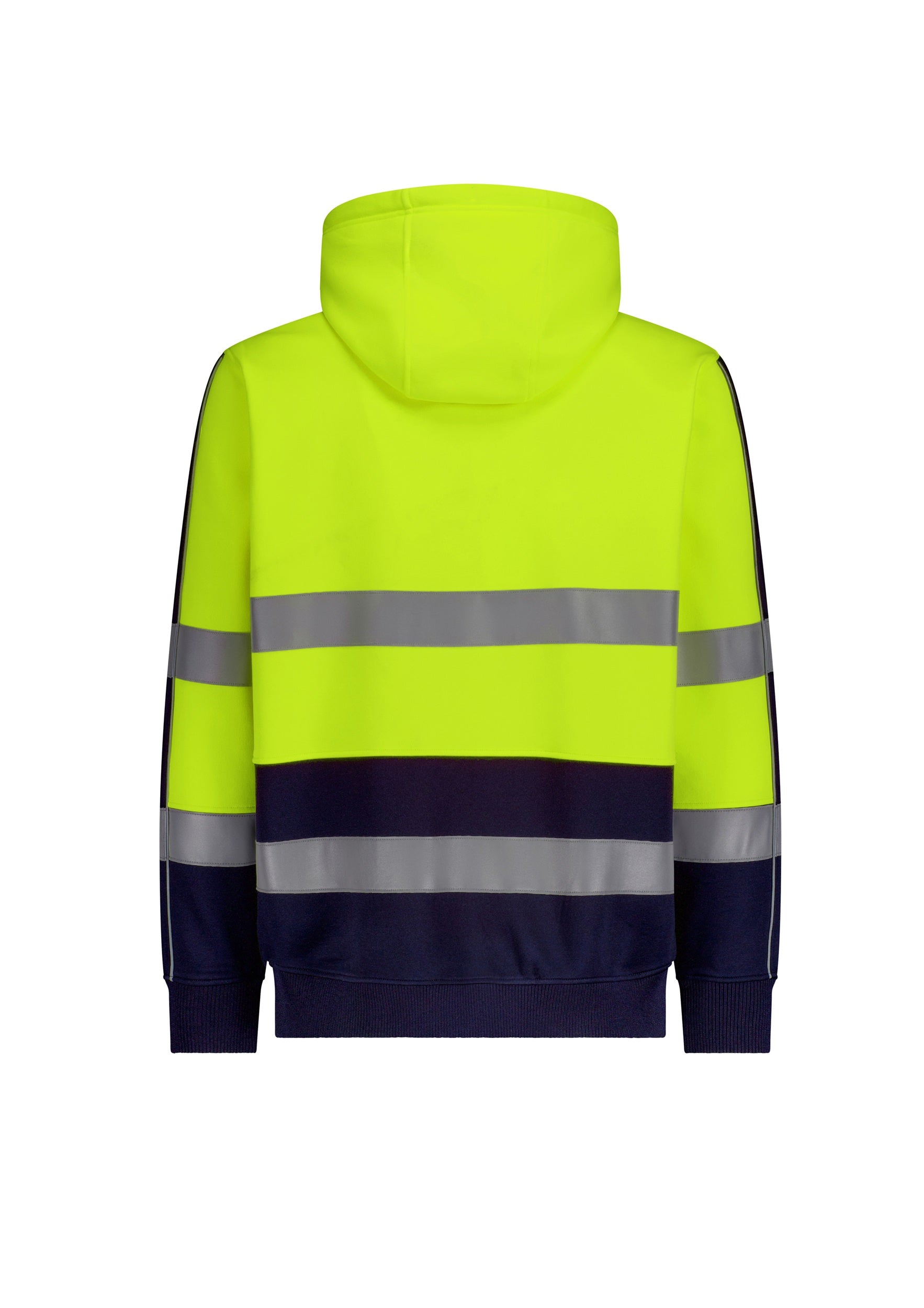 Syzmik Unisex Hi Vis Full Zip Stretch Taped Hoodie ZT486