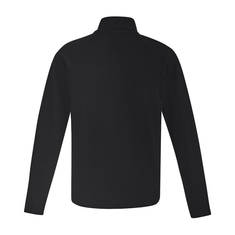 Syzmik Unisex Merino Wool Mid-Layer Pullover ZT766 in Black, view 2