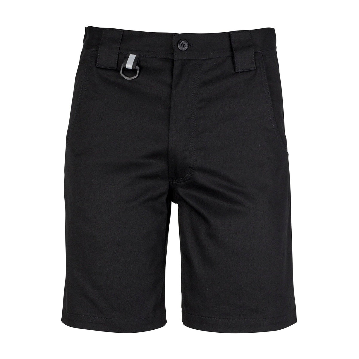Syzmik Mens Plain Utility Shorts ZW011 in Black