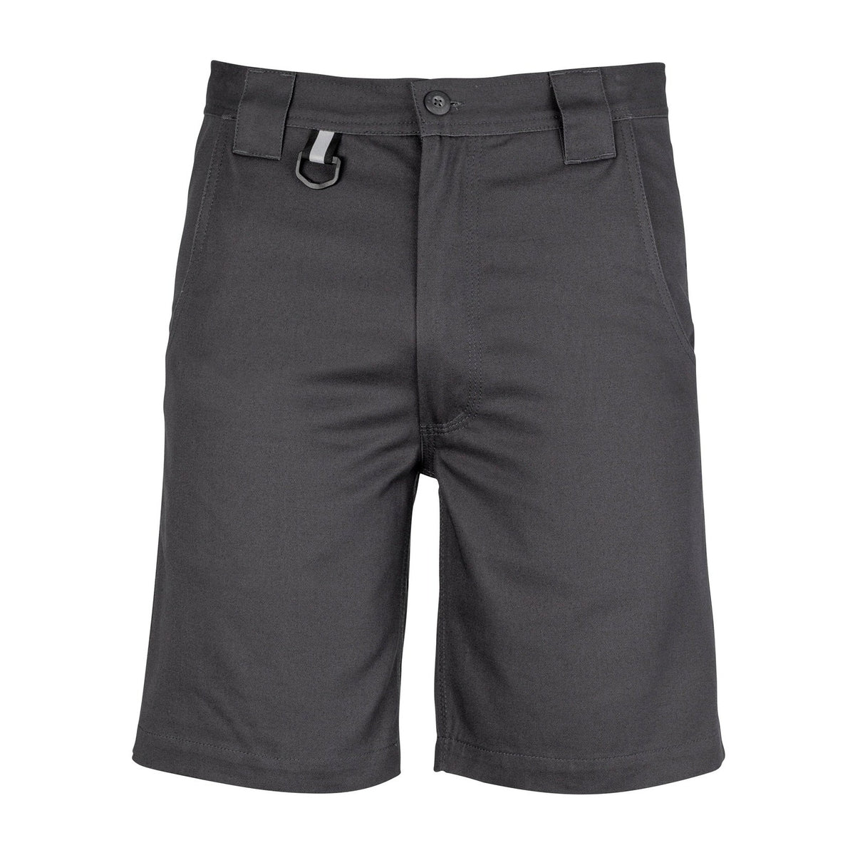 Syzmik Mens Plain Utility Shorts ZW011 in Charcoal