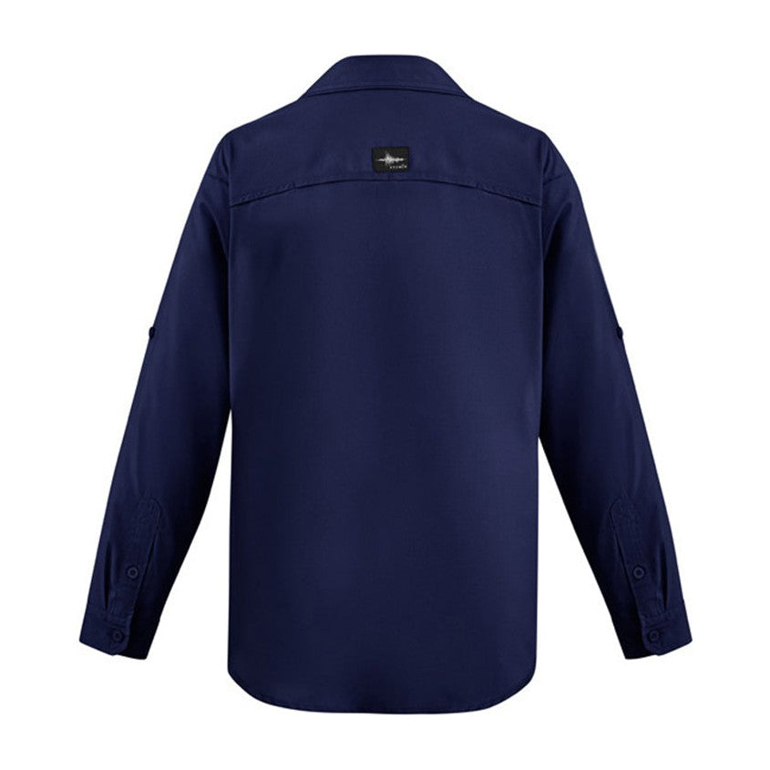 Syzmik Mens Outdoor L/S Shirt ZW460 in Navy