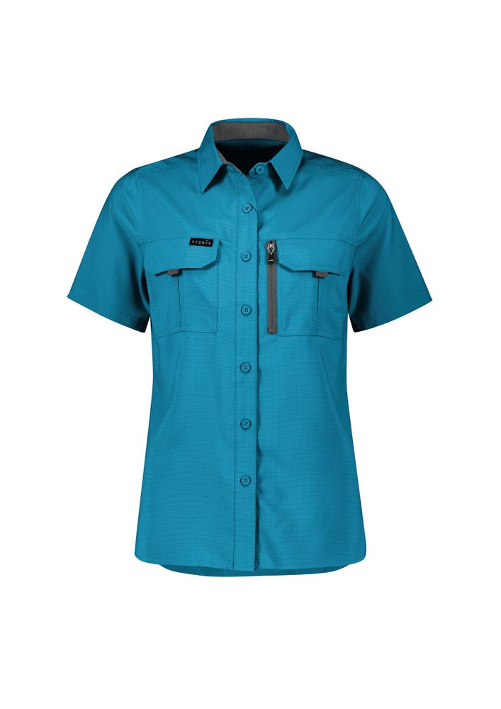 Syzmik Womens Outdoor Short Sleeve Shirt ZW765