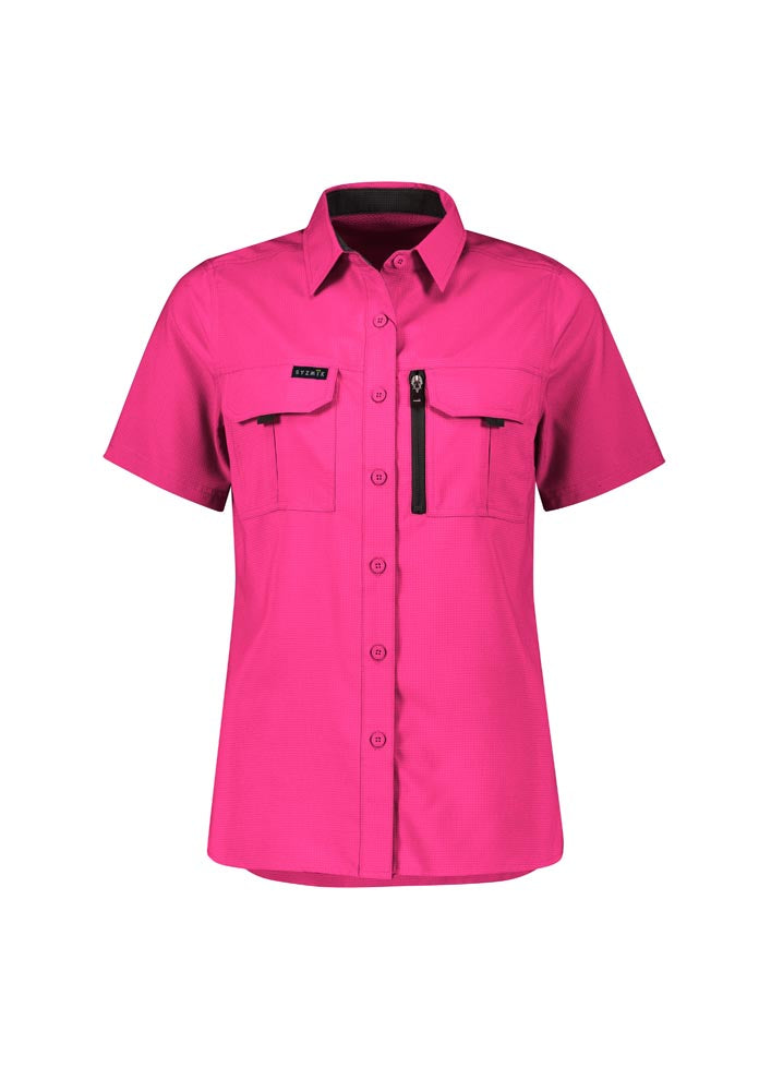 Syzmik Womens Outdoor Short Sleeve Shirt ZW765