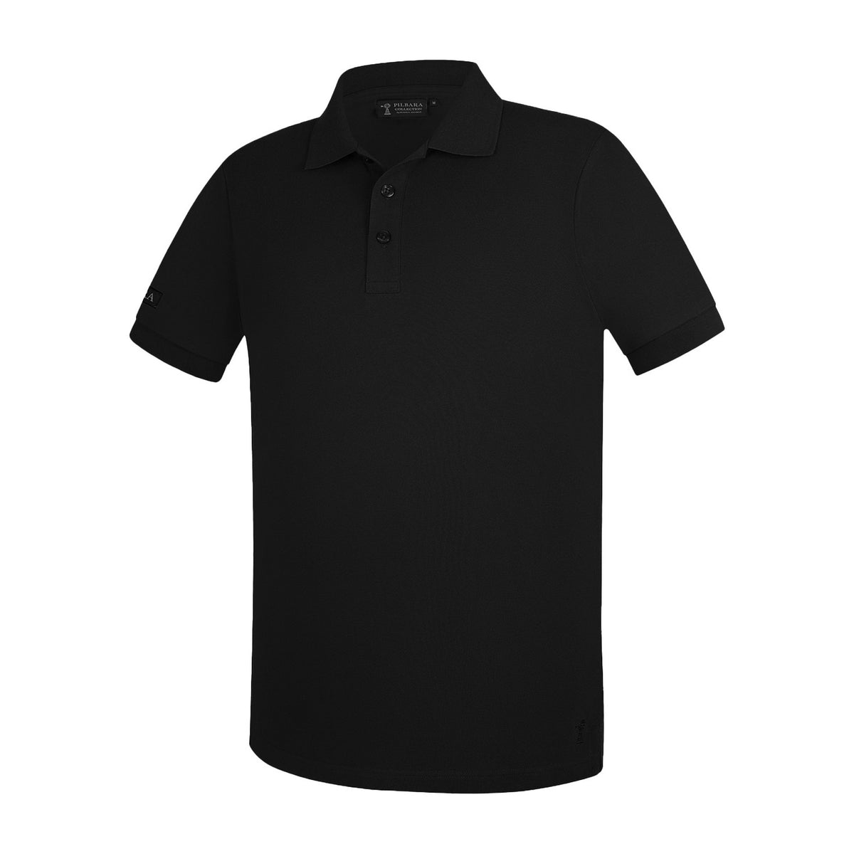 Pilbara Mens Classic Polo RMPC019 in Black