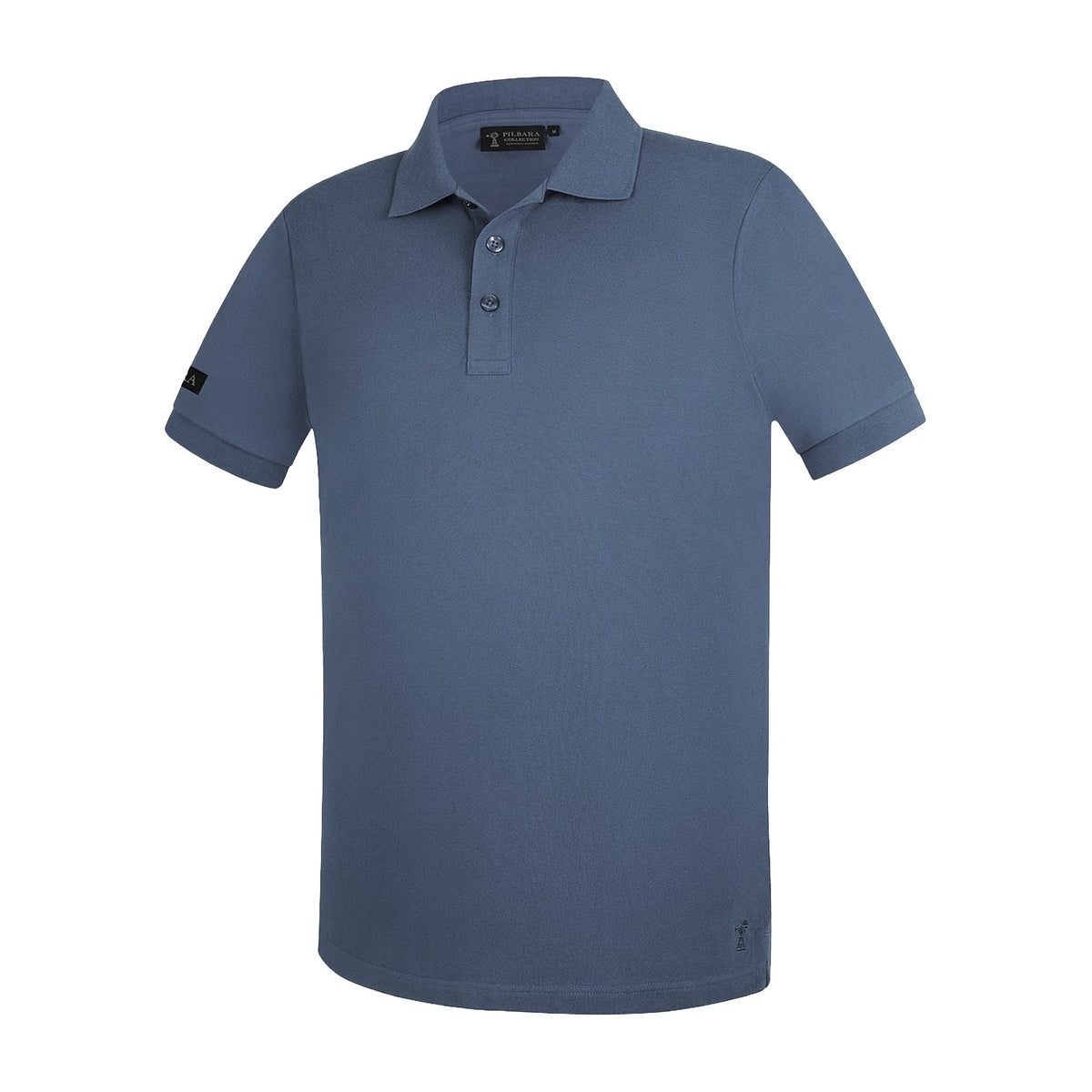 Pilbara Mens Classic Polo RMPC019 in Bluesteel