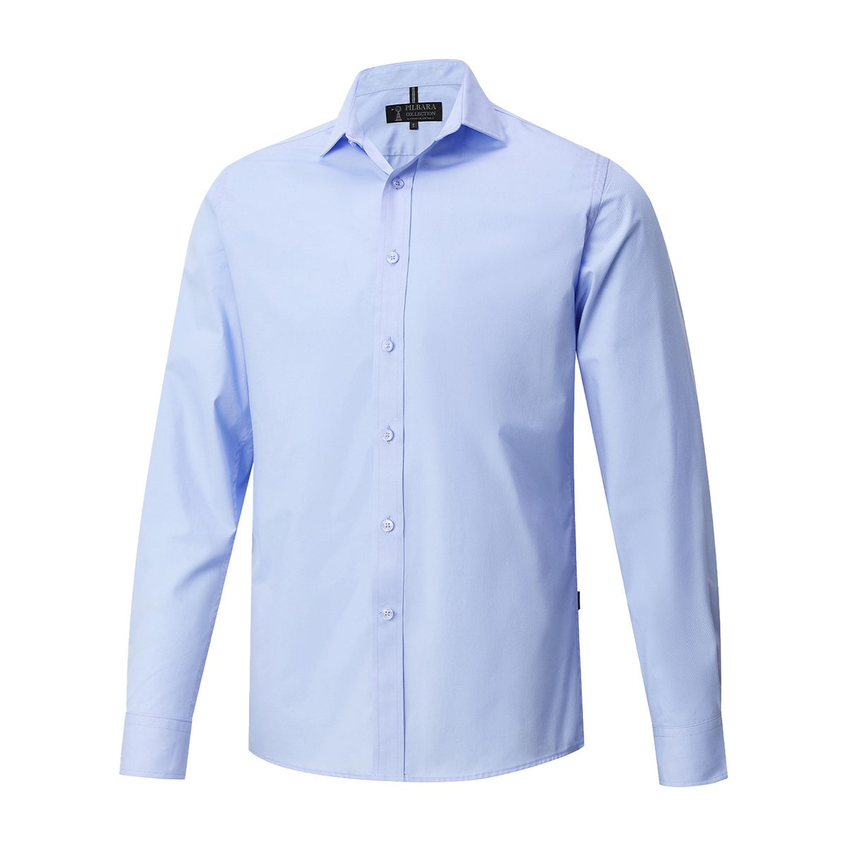 Pilbara Mens Premium Twill Long Sleeve Shirt RMPC187 in Blue