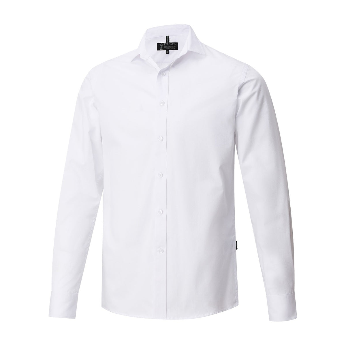 Pilbara Mens Premium Twill Long Sleeve Shirt RMPC187 in White