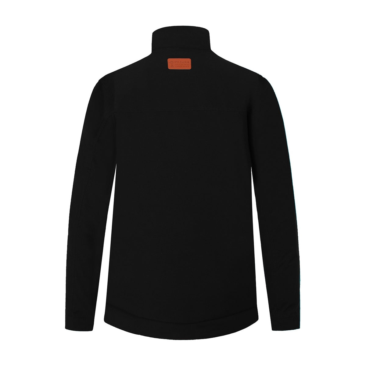 Pilbara Mens Quilted Jacket RMPC065 in Black, back view