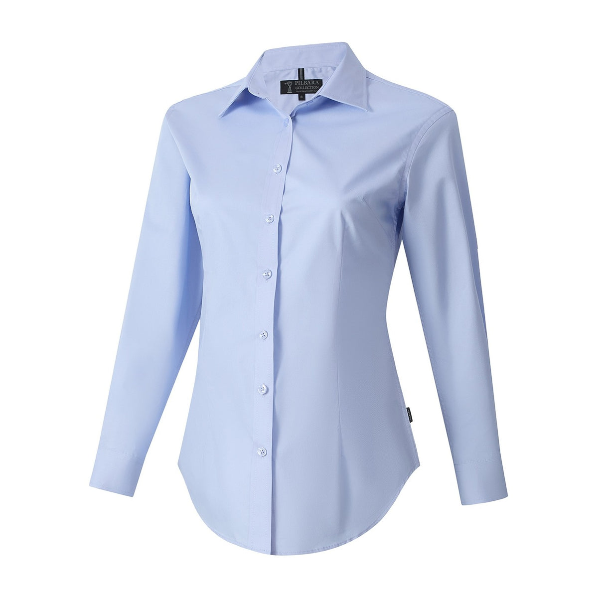 Pilbara Womens Premium Twill Long Sleeve Shirt RMPC210 in Blue