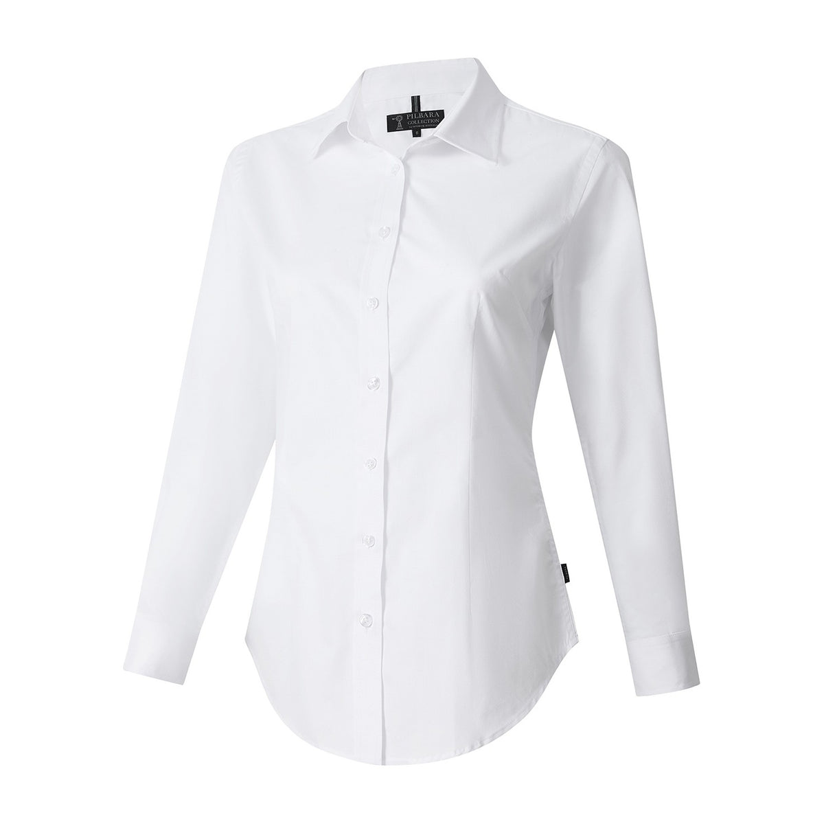 Pilbara Womens Premium Twill Long Sleeve Shirt RMPC210 in White