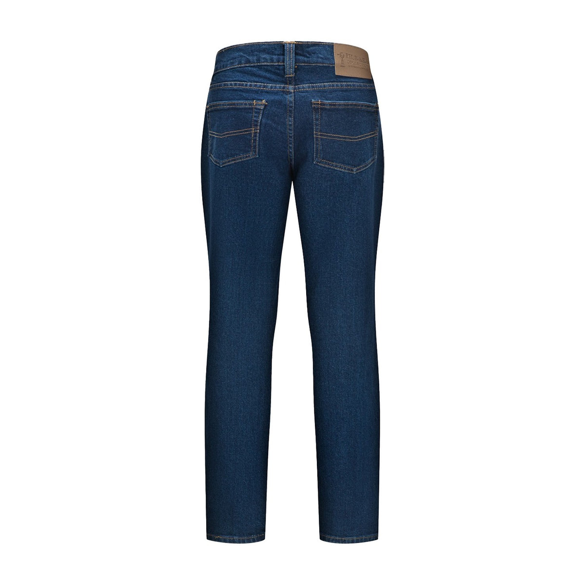 Pilbara Womens Stretch Denim Jeans RM220LSD in Blue, back view
