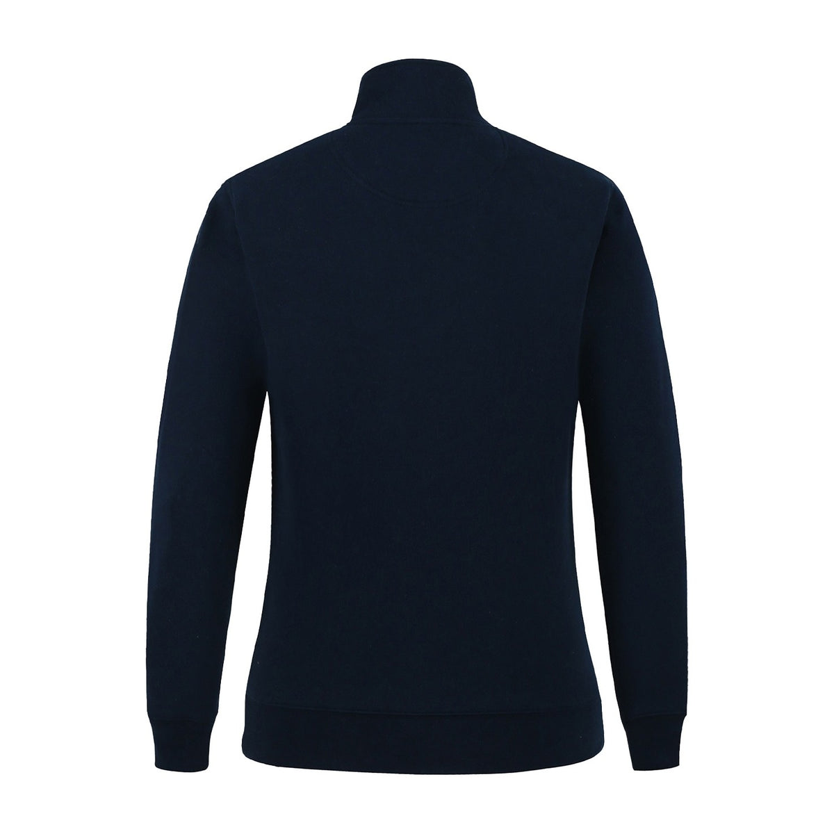 Pilbara Womens Zipper Closed Front Fleece Pullover RMPC051 in French Navy, back view