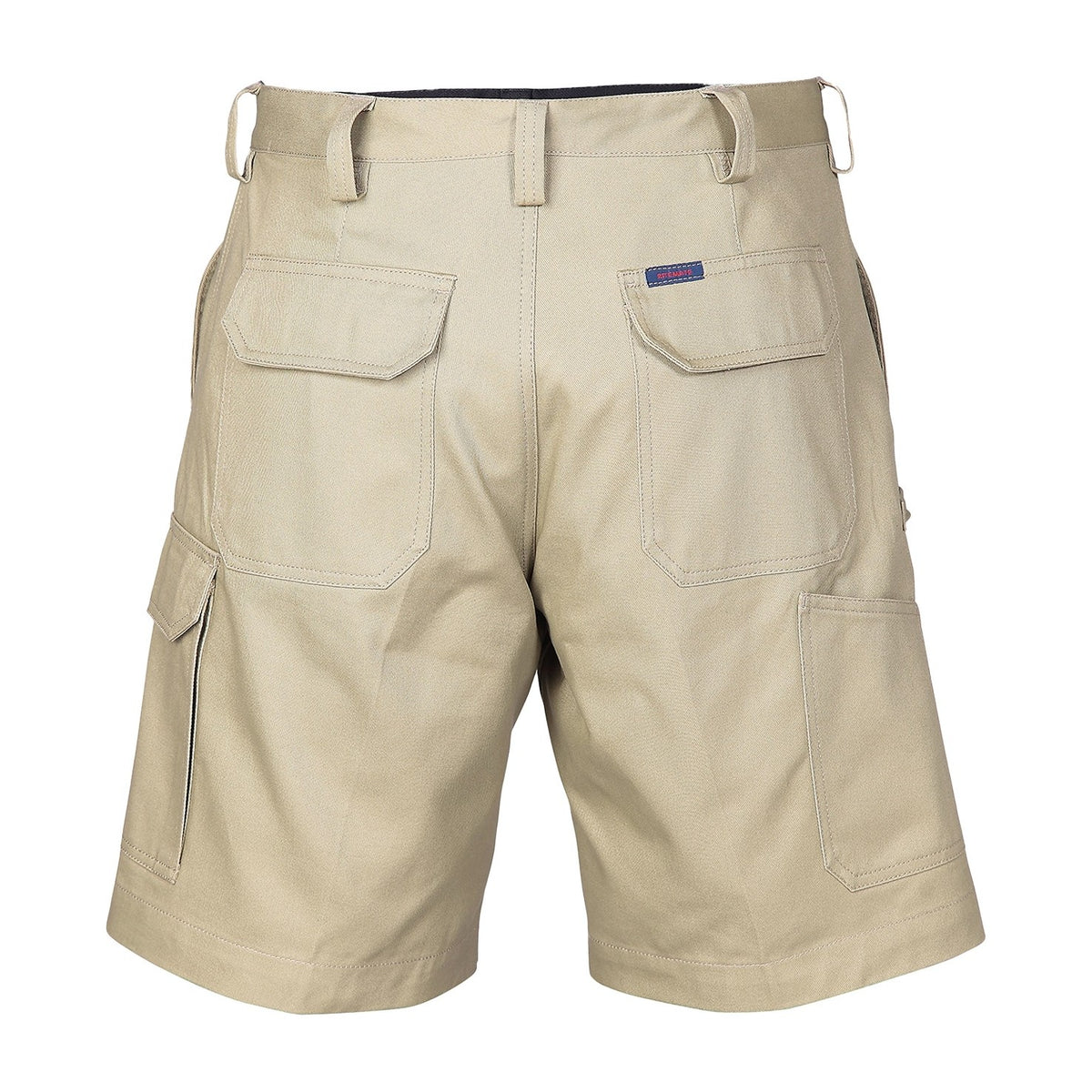 Ritemate Cargo Shorts RM1004S in Khaki, back view