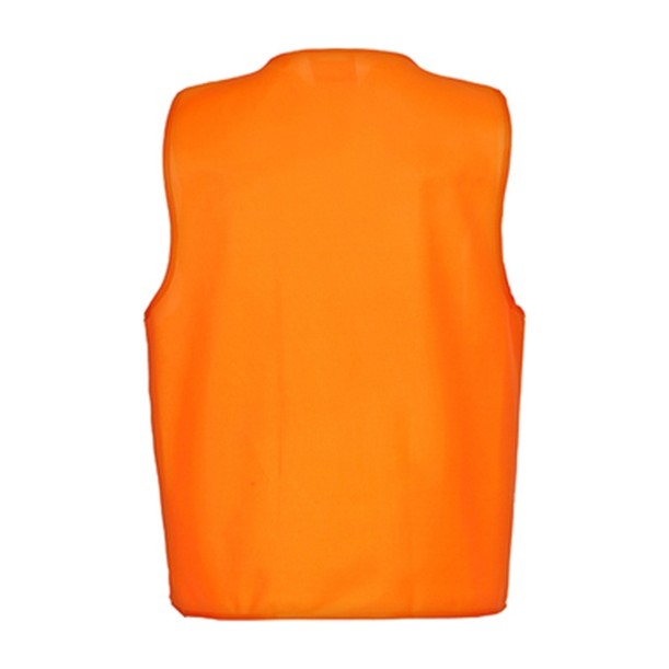 Ritemate Hi Viz Vest RM4245 in Orange, back view