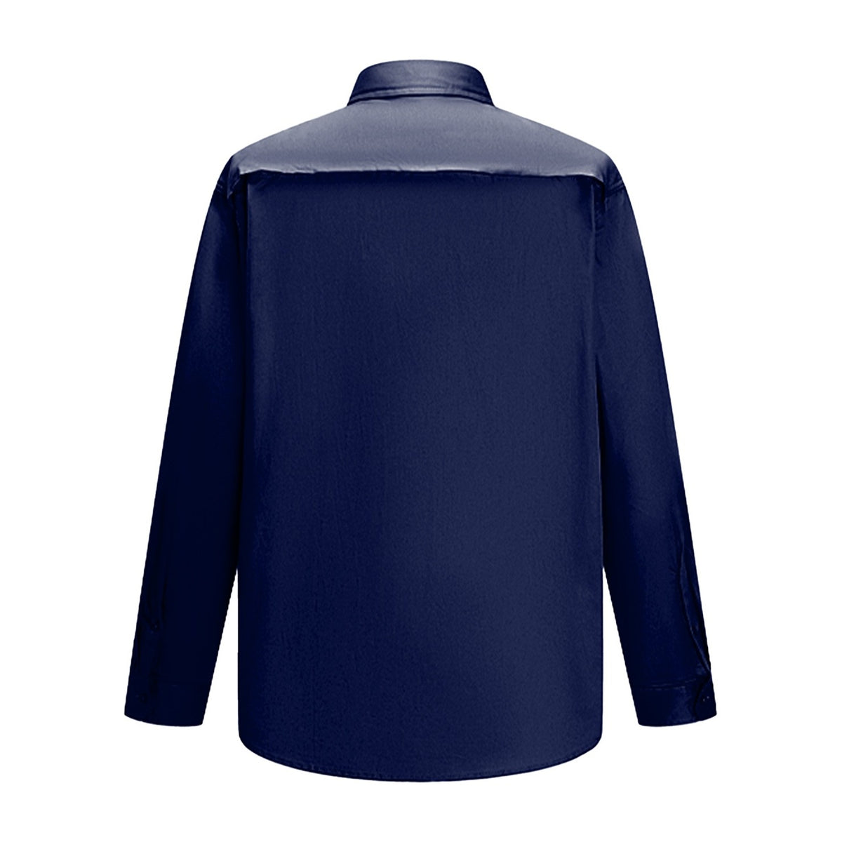 Ritemate Vented Open Front Light Weight Shirt RM108V3 in Navy, back view