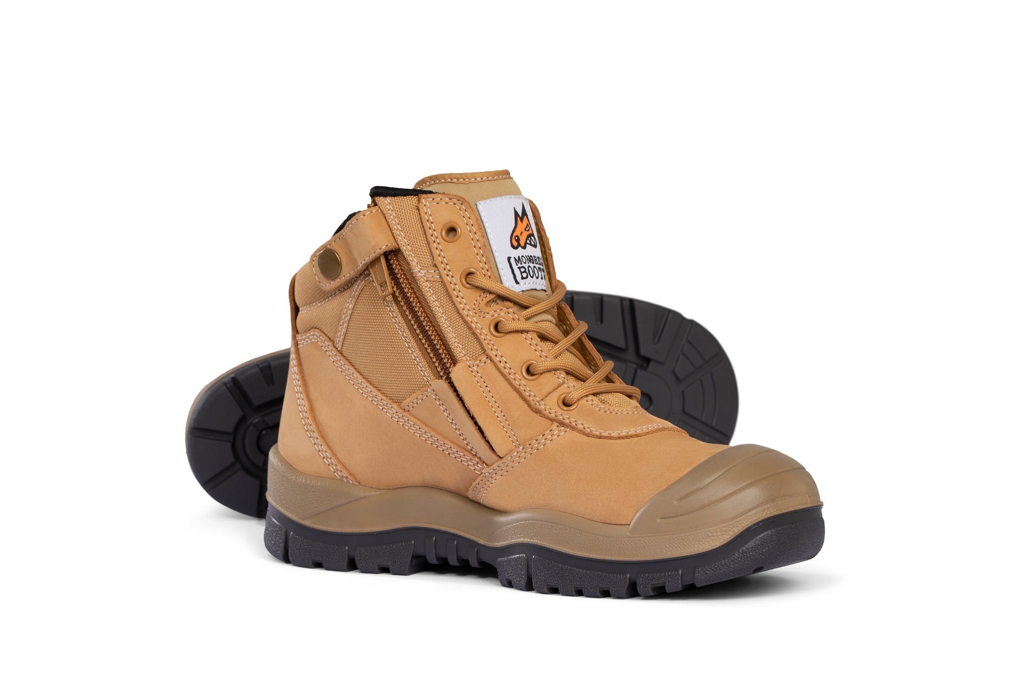 Mongrel ZipSider Boot with Scuff Cap - Wheat 461050
